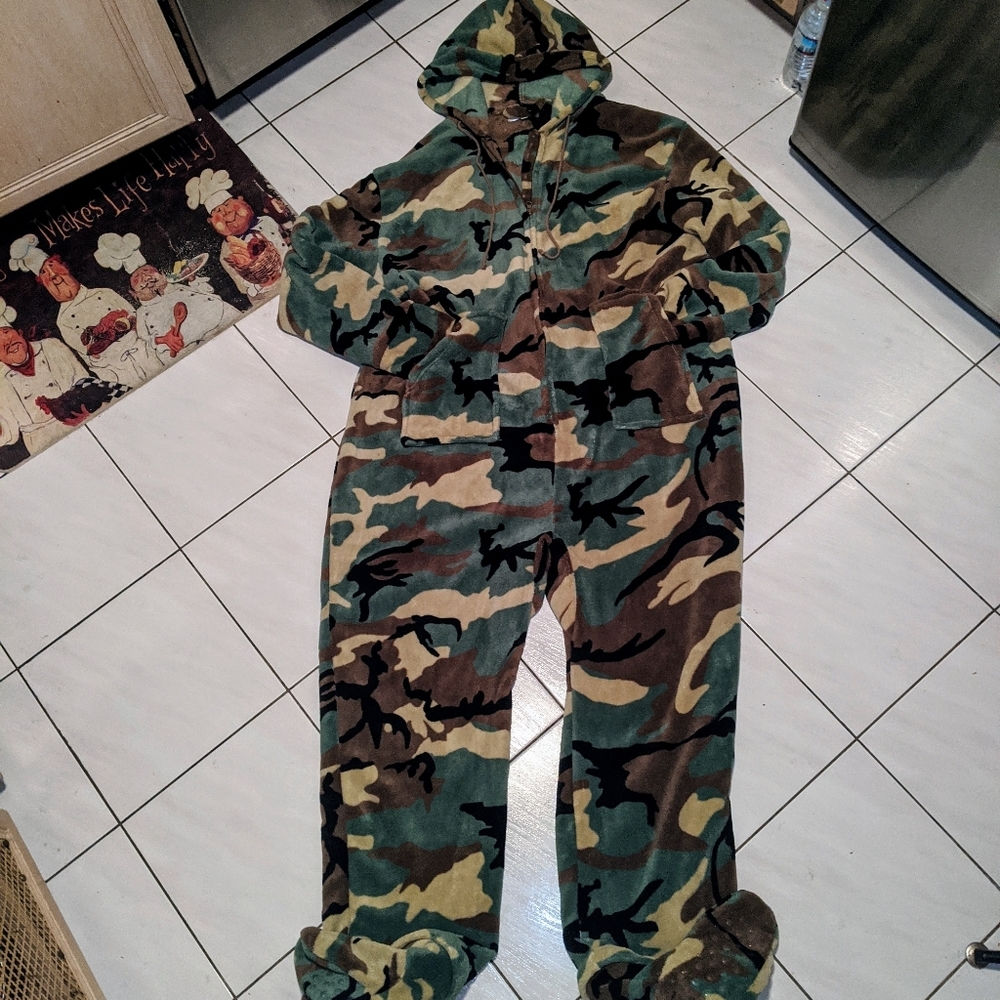 Men's Camo Onesie